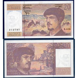 20 Francs Debussy SPL 1997 Billet de la banque de France