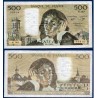 500 Francs Pascal TTB 4.6.1981 Billet de la banque de France