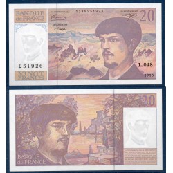 20 Francs Debussy SPL+ 1995 Billet de la banque de France