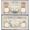 1000 Francs Cérès et Mercure TB+ 24.3.1938 Billet de la banque de France