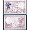 5 Francs Violet Sup 14.9.1933 Billet de la banque de France