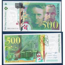 500 Francs Pierre et Marie Curie Neuf 1994 Billet de la banque de France