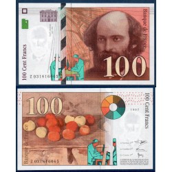 100 Francs Cézanne SPL 1997 Billet de la banque de France