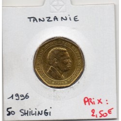 Tanzanie 50 shillings 1996 Spl, KM 33 pièce de monnaie