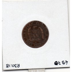 2 centimes Napoléon III tête nue 1857 W Lille TTB, France pièce de monnaie