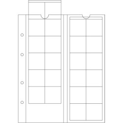 Feuilles OPTIMA monnaies, pour le classement des pièces