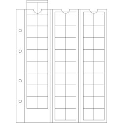 Feuilles OPTIMA monnaies, pour le classement des pièces