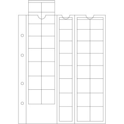 Feuilles OPTIMA monnaies, pour le classement des pièces