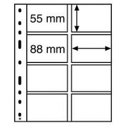 Feuilles OPTIMA monnaies, pour le classement des pièces