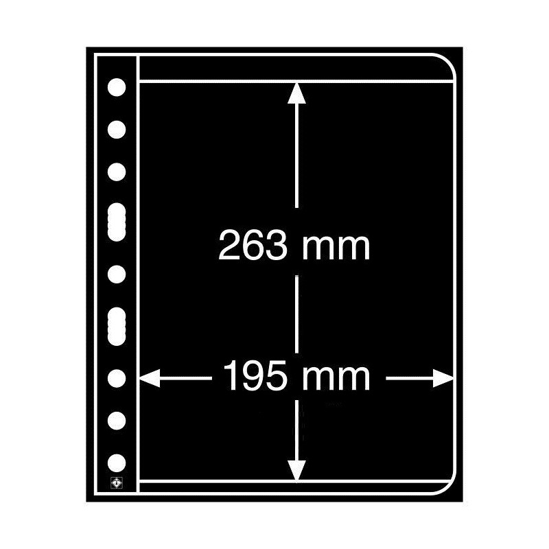 Feuilles VARIO PLUS extra rigides Pour protection des timbres