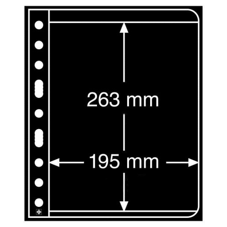 Feuilles VARIO PLUS extra rigides Pour protection des timbres