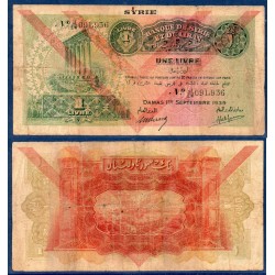 Syrie Pick N°40e, B Billet de banque de 1 livre 1939