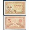 Madagascar Pick N°35, TTB+ Billet de banque de 5 Francs 1937