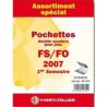 2023 1er semestre autoadhésifs Assortiment de pochettes FO FS Yvert et tellier