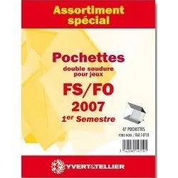 copy of 2023 2eme semestre autoadhésifs Assortiment de pochettes FO FS Yvert et tellier