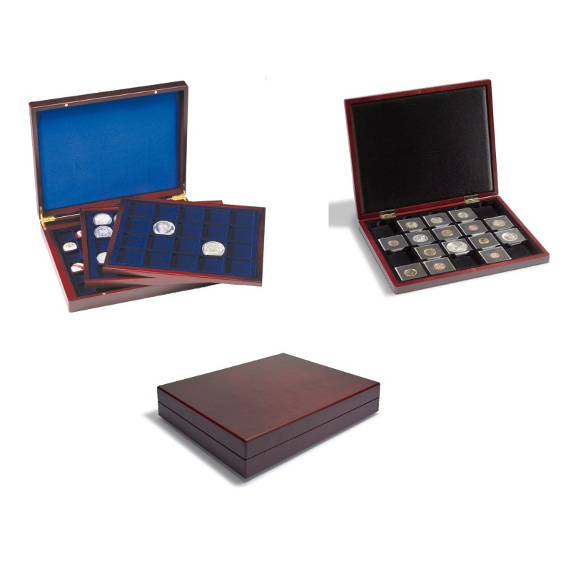 Coffret VOLTERRA de luxe, pour diverses pièces de monnaie