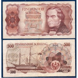 Autriche P.139a, TB Billet de 500 schilling 1965 Ressel