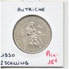 Autriche 2 Schilling 1930 Vogelweide, Spl KM 2845 pièce de monnaie