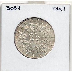 Autriche 25 Schilling 1969 Spl,Rosegger KM 2905 pièce de monnaie