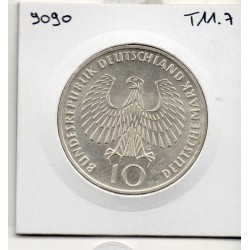 Allemagne RFA 10 deutsche mark 1972 G, Spl KM 135 JO de Munich pièce de monnaie