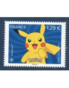 timbres de France de l'année 2024 à l'unité