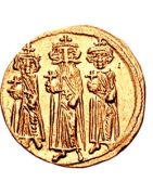 Les pièces de monnaies Byzantine de L'empereur Heraclius