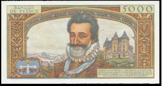 5000 francs henri IV