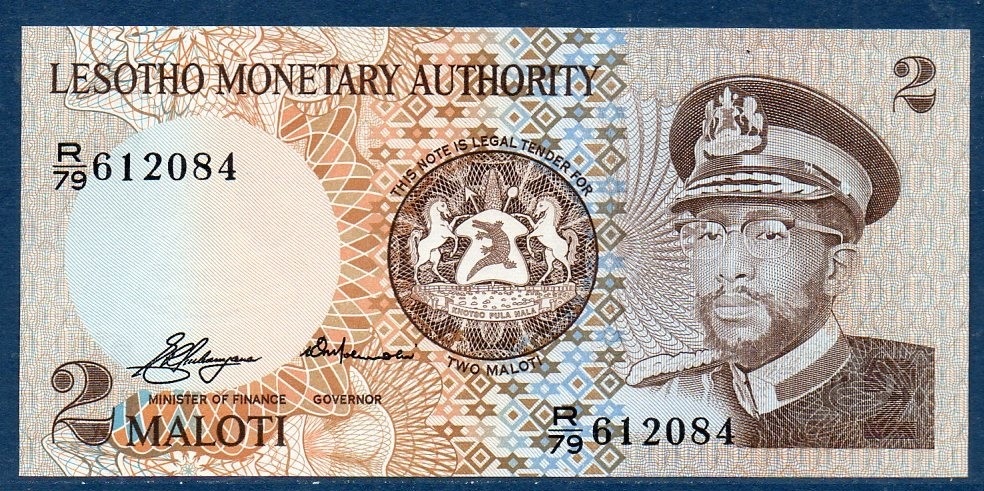 Billet de collection du Lesotho