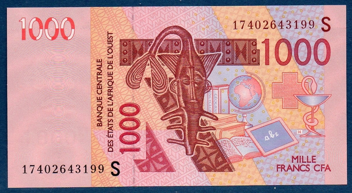 Billet de collection d'Afrique de l'Ouest