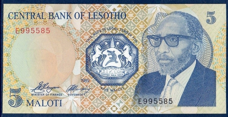 Billet de collection du Lesotho