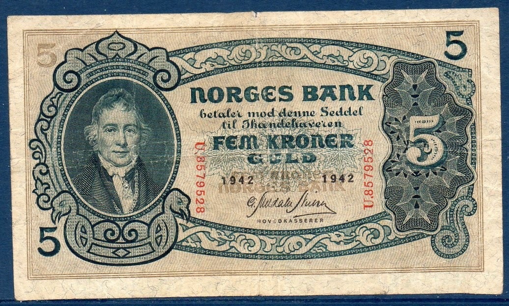 Billet de collection norvégien