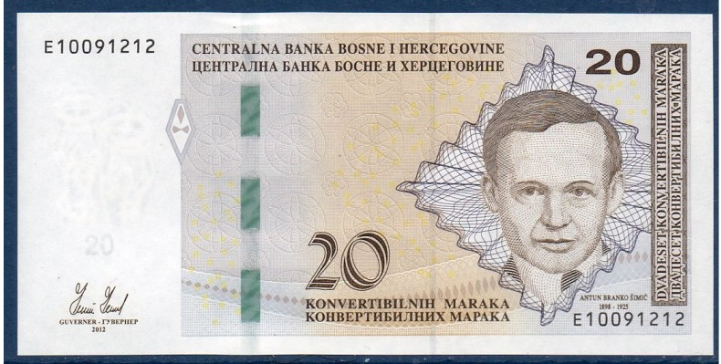 billet en mark convertible bosniaque