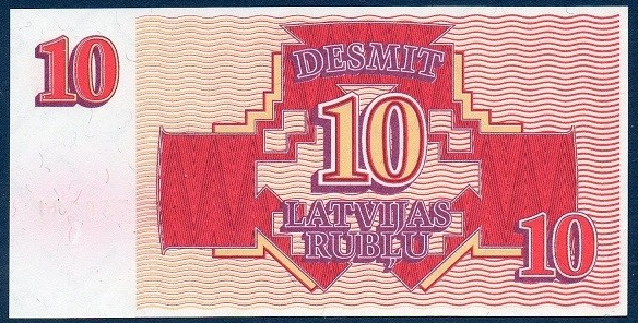 billets de banque de Lettonie