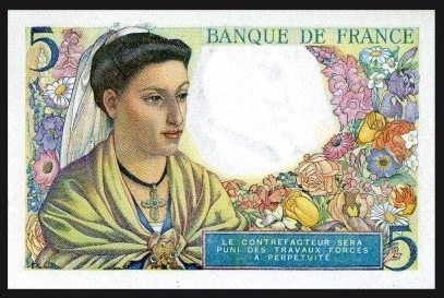 verso 5 francs le berger