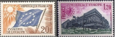 Timbres service du conseil de l'europe