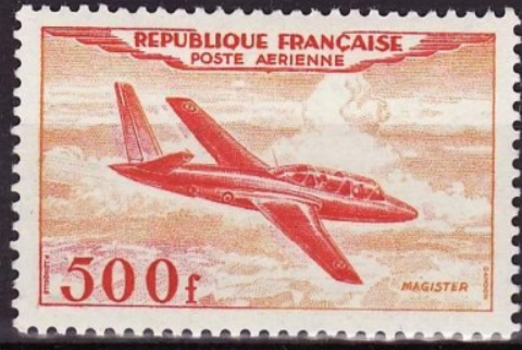 timbres poste aerienne fouga magister