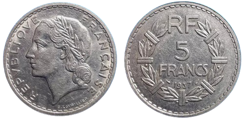 5 francs lavrillier