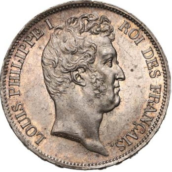 5 francs louis philippe tête nue