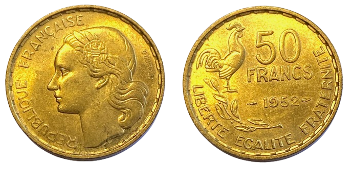 pièce de 50 francs Guiraud