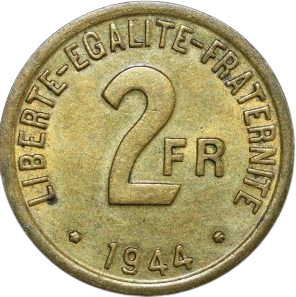 piece de 2 francs philadelphie