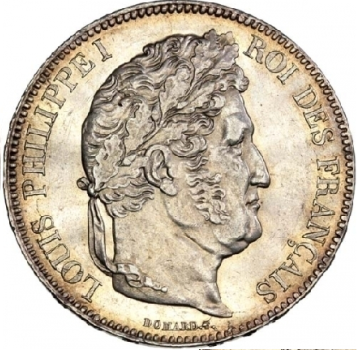 piece de 5 francs louis philippe