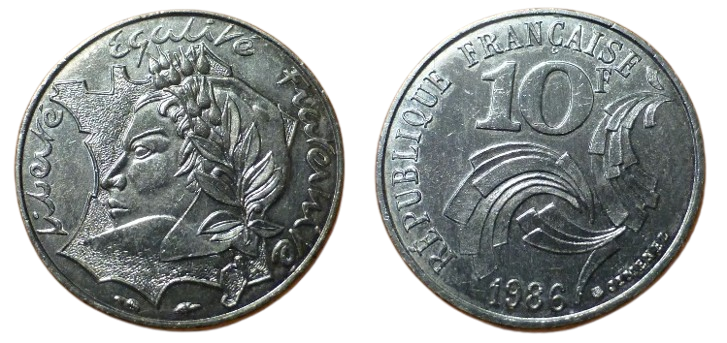 pièce de 10 francs Jimenez