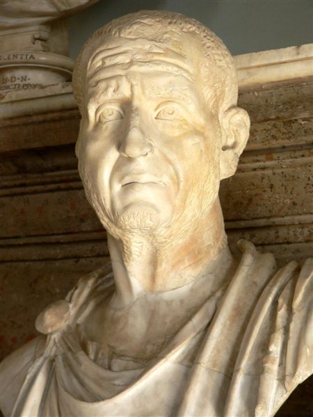 Les pièces de monnaie romaine de l'empereur Trajan Dèce