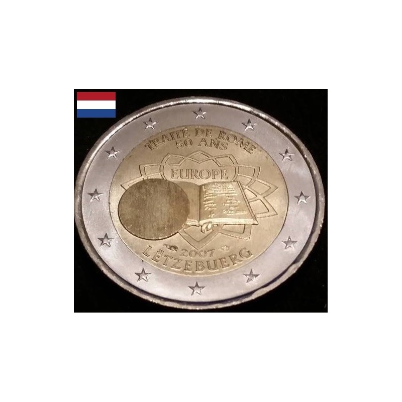 2 Euros Commémorative Luxembourg 2007 Traité De Romeive Luxembourg 2007