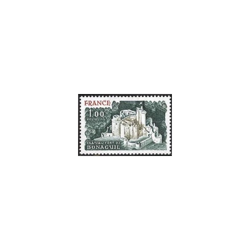 Timbre France Yvert No 1871 Chateau Fort De Bonaguil Issoire Philatelie